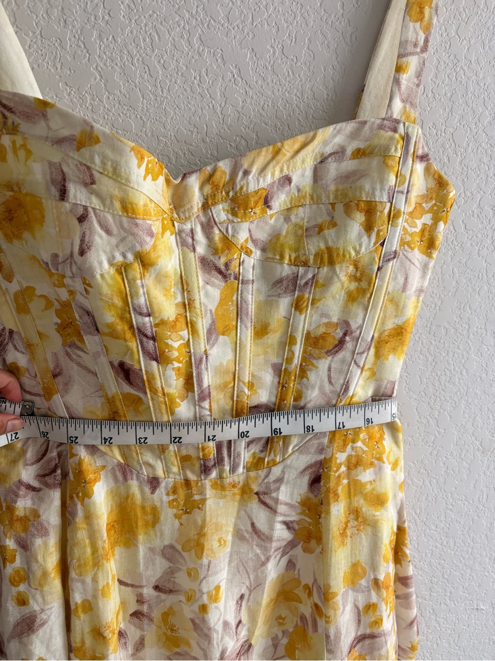 Bardot Yellow Floral Midi Dress - Picture 8 of 11